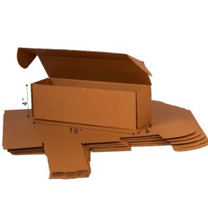 10 X 4 X 4 Ecommerce Corrugated Boxes