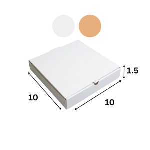 10x10x1.5 white Pizza Boxes