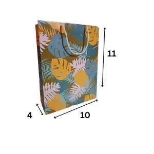 10x11x4 feather Custom and Color Paper Bags