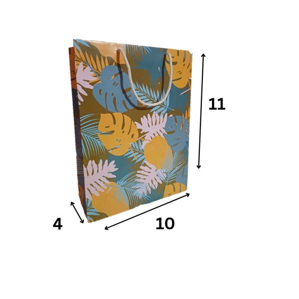 10x11x4 feather Custom and Color Paper Bags