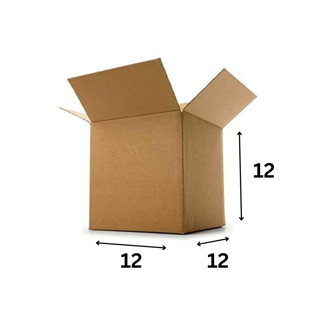 12 x 12 x12 Inch 3 Ply Corrugated Box