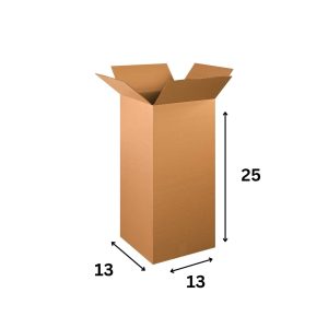 13x 13X 25 Inch 5 Ply Corrugated Box