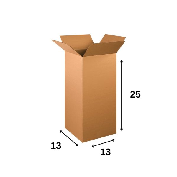 13x 13X 25 Inch 5 Ply Corrugated Box