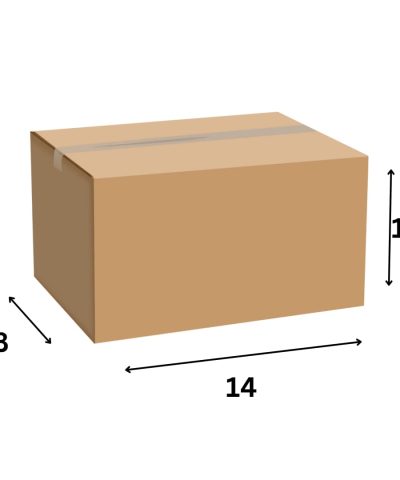 14 x 10 x 8 Inch 3 Ply Corrugated Box