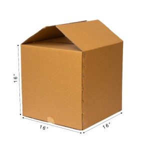 16 x 16 x 16 Inch 3 Ply Corrugated Box