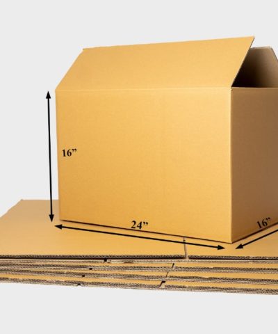 24 x 16 x 16 Inch 3 Ply Corrugated Box