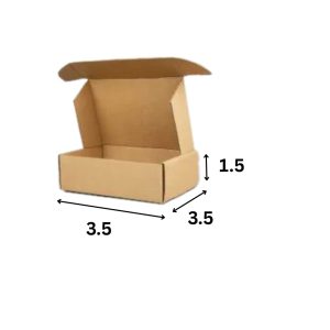 3.5x3.5x1.5 Ecommerce Corrugated Boxes