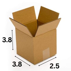 3.5x3.5x2.5 Inch 3 Ply Corrugated Box