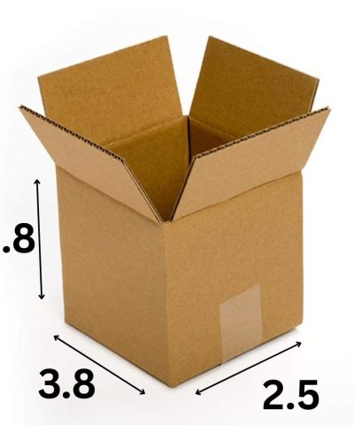 3.5×3.5×2.5 Inch 3 Ply Corrugated Box