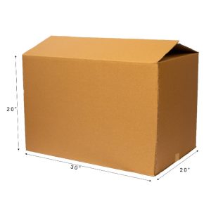 30 x 20 x 20 Inch 3 Ply Corrugated Box