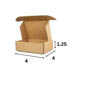 4x4x1.25 Ecommerce Corrugated Boxes