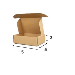 5x5x2 Ecommerce Corrugated Boxes