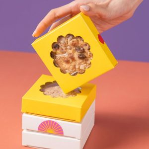 6x6x1 Transparent Cookies Boxes