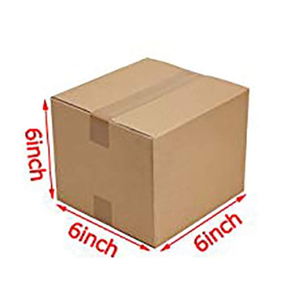 6x6x6 Inch 5 Ply Corrugated Box