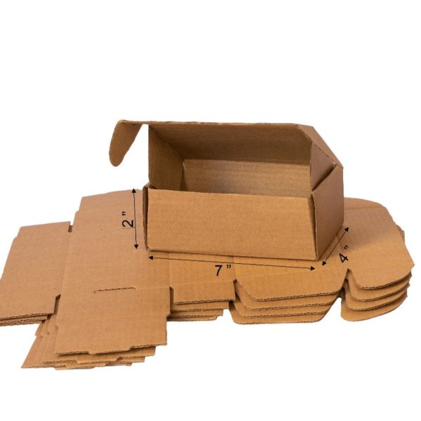7 X 4 X 2 Ecommerce Corrugated Boxes