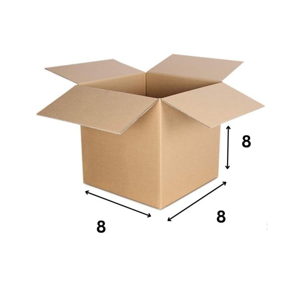 8X8X8 Inch 5 Ply Corrugated Box