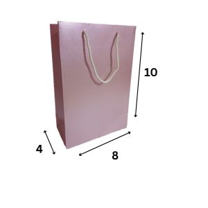 8x10x4 pink Custom and Color Paper Bags