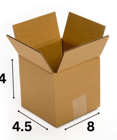 8×4.5×4 Inch 3 Ply Corrugated Box