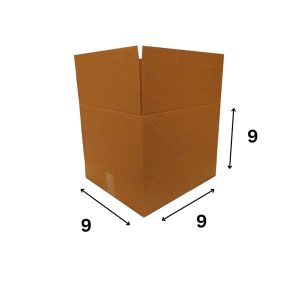 9X9X9 Inch 5 Ply Corrugated Box