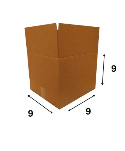 9X9X9 Inch 5 Ply Corrugated Box