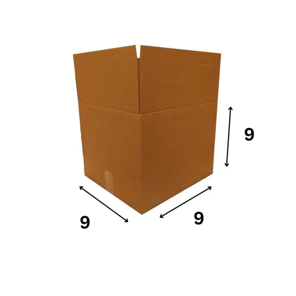 9X9X9 Inch 5 Ply Corrugated Box