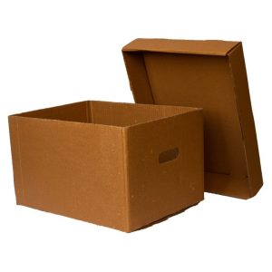 A book mailer showing the corner protection design