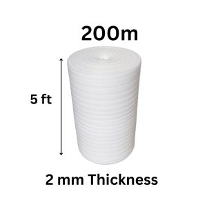 2 MM Thickness x W 5ft x L 200 Meters EPE Foam Roll