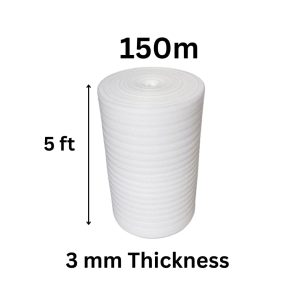 3 MM Thickness x W 5ft x L 150 Meters EPE Foam Roll