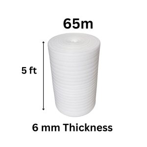 6 MM Thickness x W 5ft x L 65 Meters EPE Foam Roll