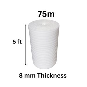 8 MM Thickness x W 5ft x L 75 Meters EPE Foam Roll