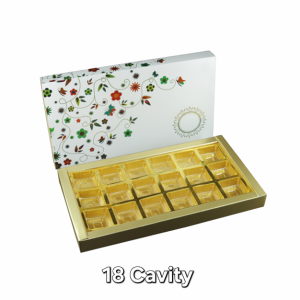 18 pcs Cavity Chocolate Box 11x6x1 Pink
