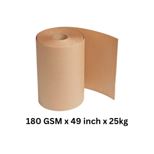 180 GSM x 49 inches x 25 KG Corrugated Paper Roll