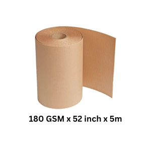 180 GSM x 52 inches x 5 Meters Corrugated Paper Roll