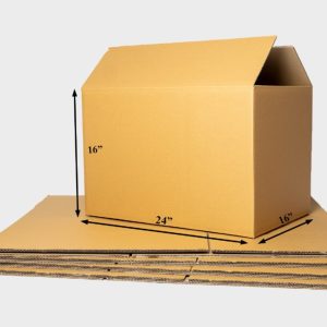 24x16x16 Inch 5 Ply Corrugated Box