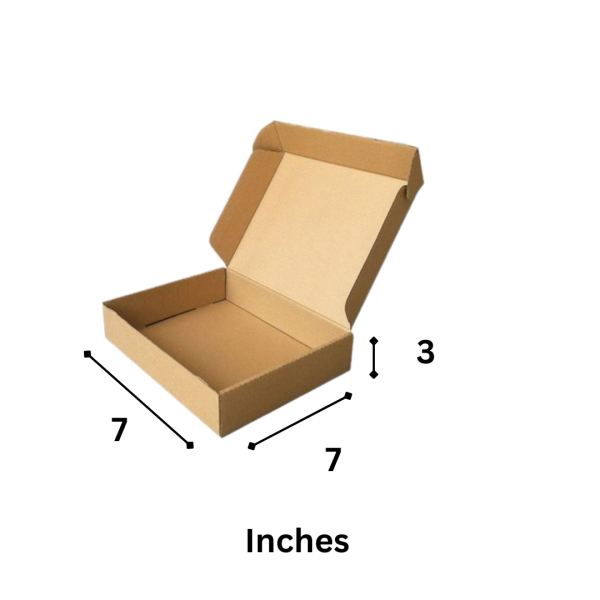 Buy 7x7x 3 Ecommerce Corrugated Boxes Online | Packbox