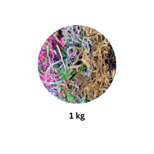 Mix Color Pack of 1 KG Shredded Paper