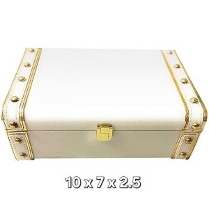 Suitcase Gift Box 10x7x2.5 Black & Silver Shine