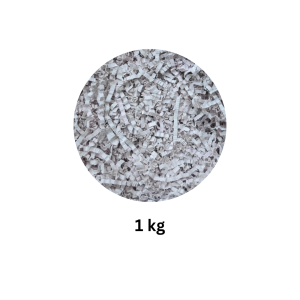 light grey Pack of 1 KG Shredded Paper