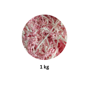 pink&white combo Pack of 1 KG Shredded Paper