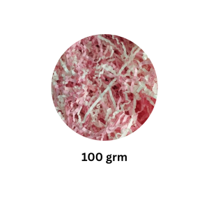 pink&white combo Pack of 100 Gram Shredded Paper