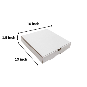 10x10x1.5 Corrugated Pizza Boxes