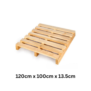 120 cm x 100 cm x 13.5 cm Wood Pallet Wooden Industrial Pallets