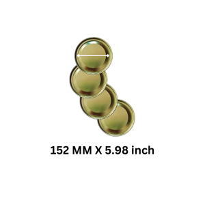 152 MM x 5.98 inches Tubes with Metal Cap