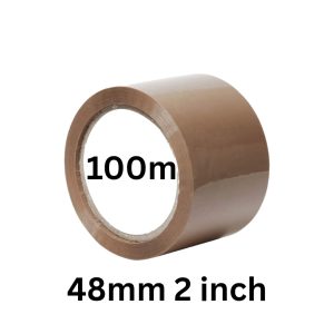 2 Inch 100 Meter BOPP Brown