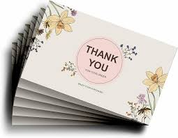 3 x 2 inch Thank You Card