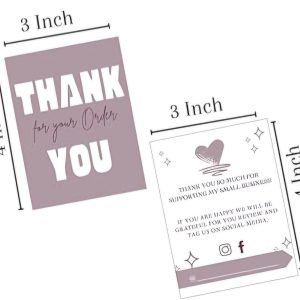 3×4 Thank You Card