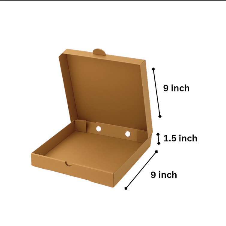 9x9x1.5 Corrugated Pizza Boxes