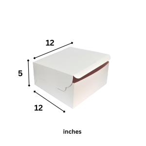 Cake Box – L-12 x W-12 x H-5 inch-printed