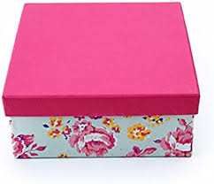Gift Box 9x4x2 Pink, Blue & Green