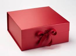 Magnetic Gift Box 11x8x1 Red